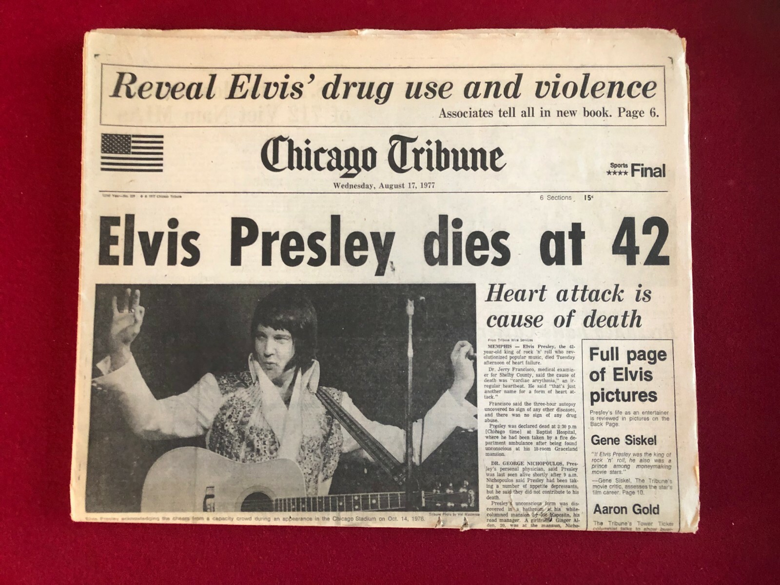 ELVIS PRESLEY 特集雑誌セット Elvis Presley TV Guide, August 16 - 22, 1997 Elvis Forever