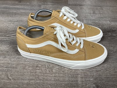 Vans Old Skool Tape Eco Theory Mustard Gold Men's Size 10 Shoes Sneaker NEW