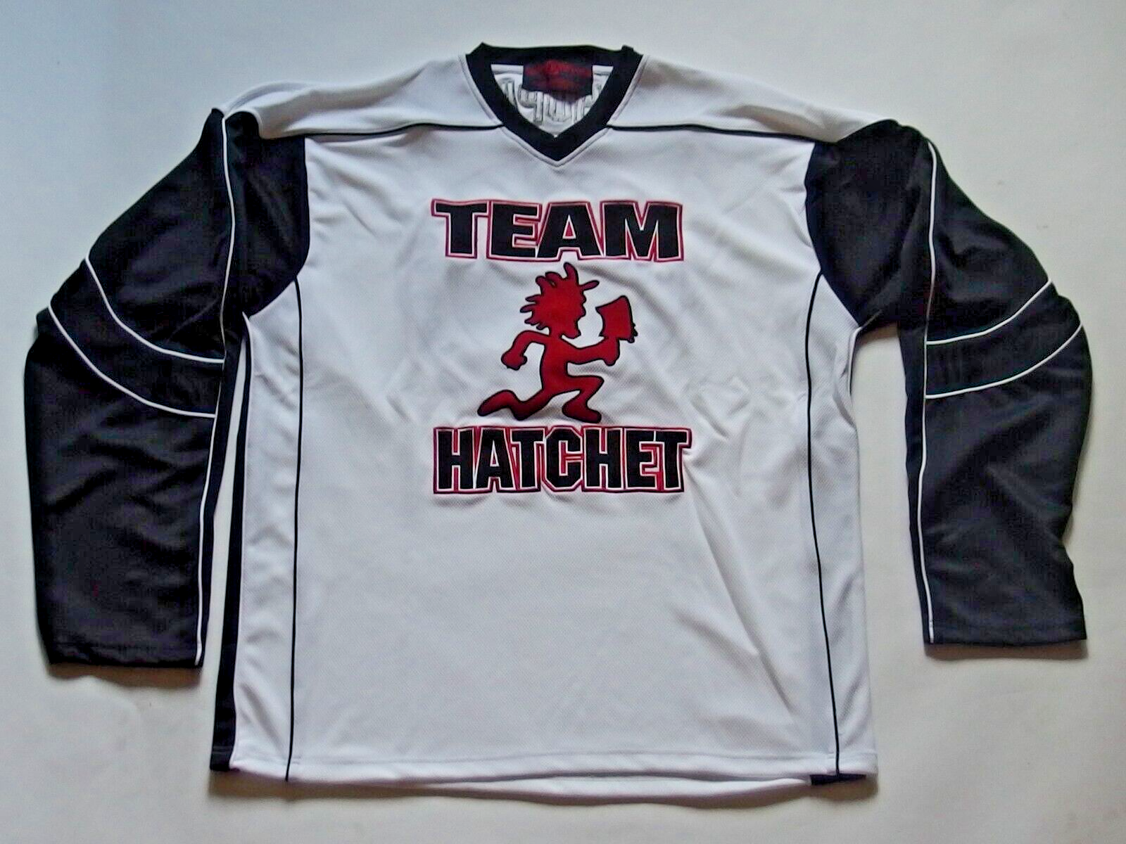 ULTRA RARE Insane Clown Posse ICP Team Hatchet Hockey Jersey XL NOS, Embroidered | eBay ULTRA RARE Insane Clown Posse ICP Team Hatchet Hockey Jersey XL NOS, Embroidered | eBay