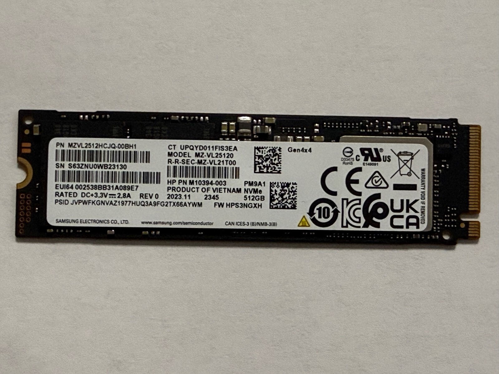 内蔵型SSD Samsung MZ-VKW5120HMLA-000H1 512GB SSD Amazon | Samsung SSD 512GB PM991 M.2 2242 42mm NVMe PCIe