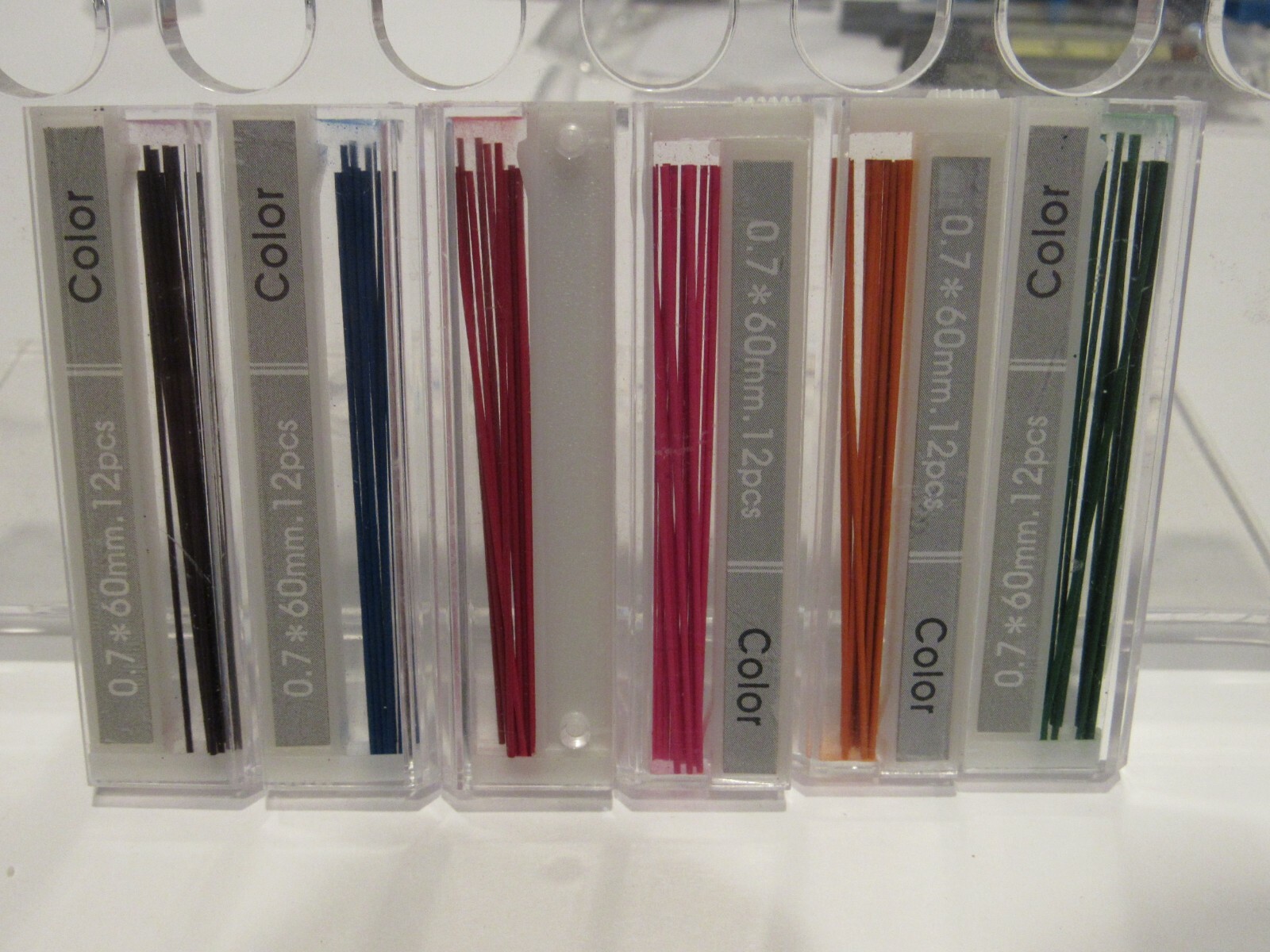 Lead Refill, Multi Color -.7mm Hb -6 Tubes X 12 Lead