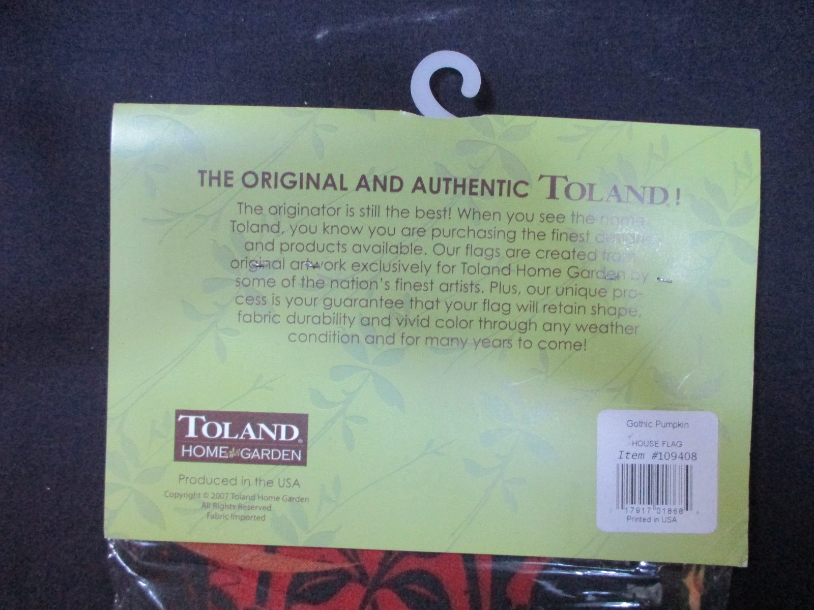 Toland Home Art Flag Halloween Pumpkin 28