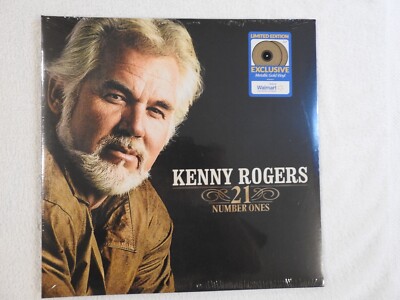 Kenny Rogers ''21 Number Ones'' BRAND NEW 2 Metallic Gold Vinyl SET! ONLY ONE eBAY