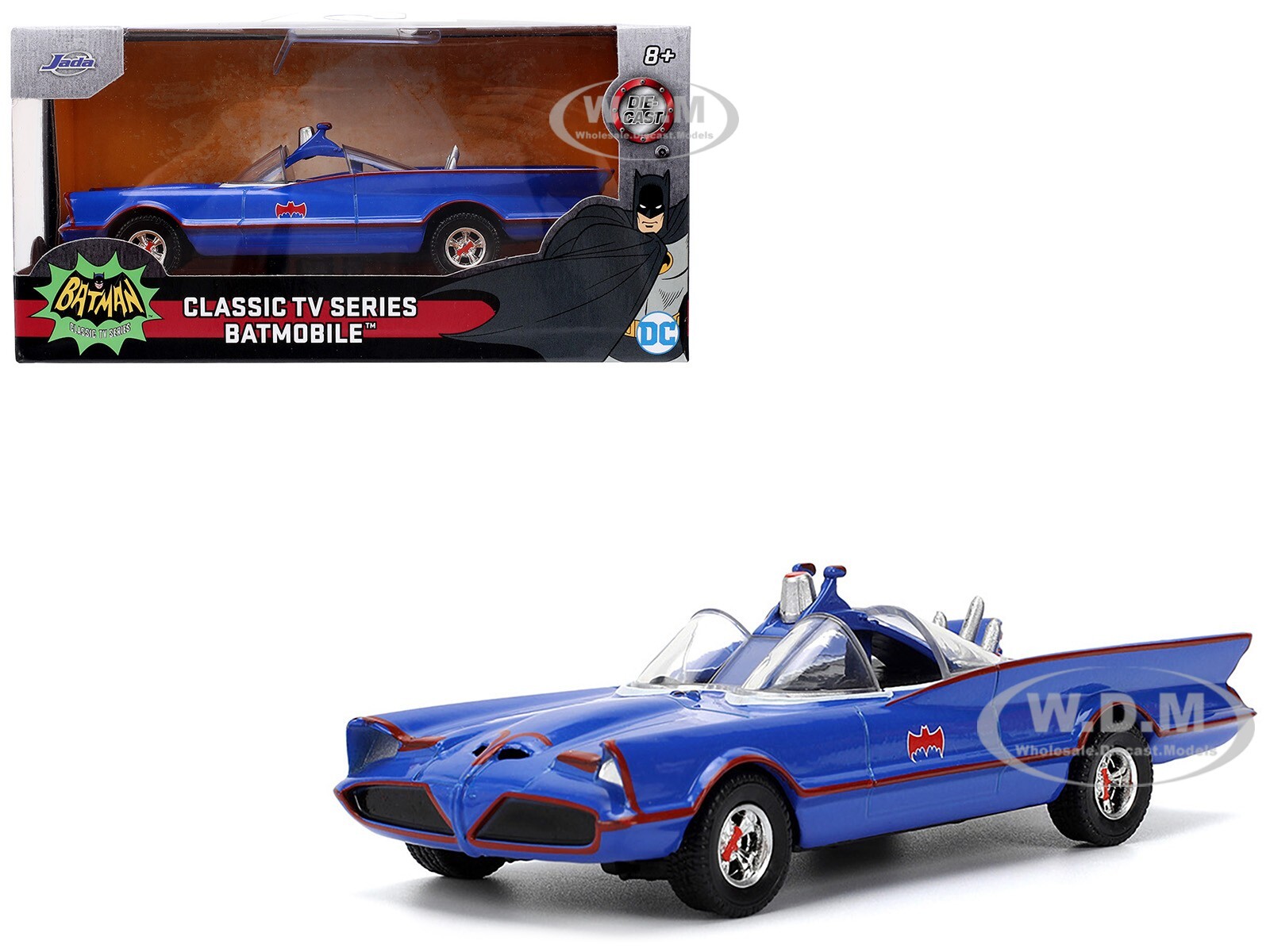 Amazon.com: Jada Batman 1966 Classic Batmobile 1:24 Scale