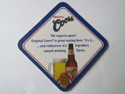 Beer COASTER: Coors 1996 Gold Medal American Premium Lager - COLORADO Brewery