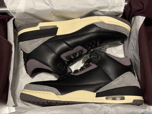 Pre-owned Jordan Size 12.5w 11m -  3 A Ma Maniere While You Were Sleeping Mens Nike In Hand In Black