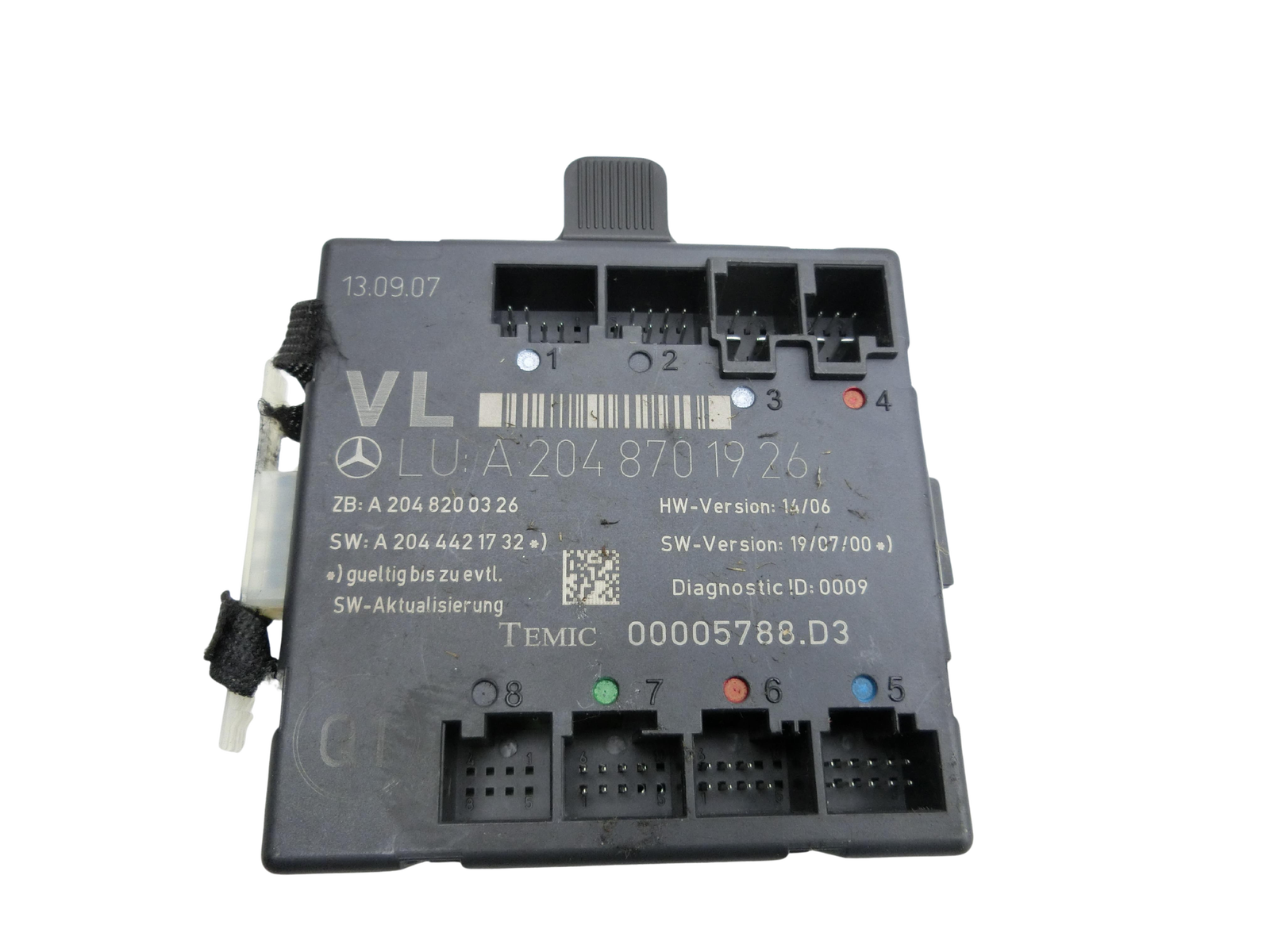 Mercedes W204 C320 07-14 Steuergerät Türsteuergerät Türmodul Vorne Links  - Bild 1