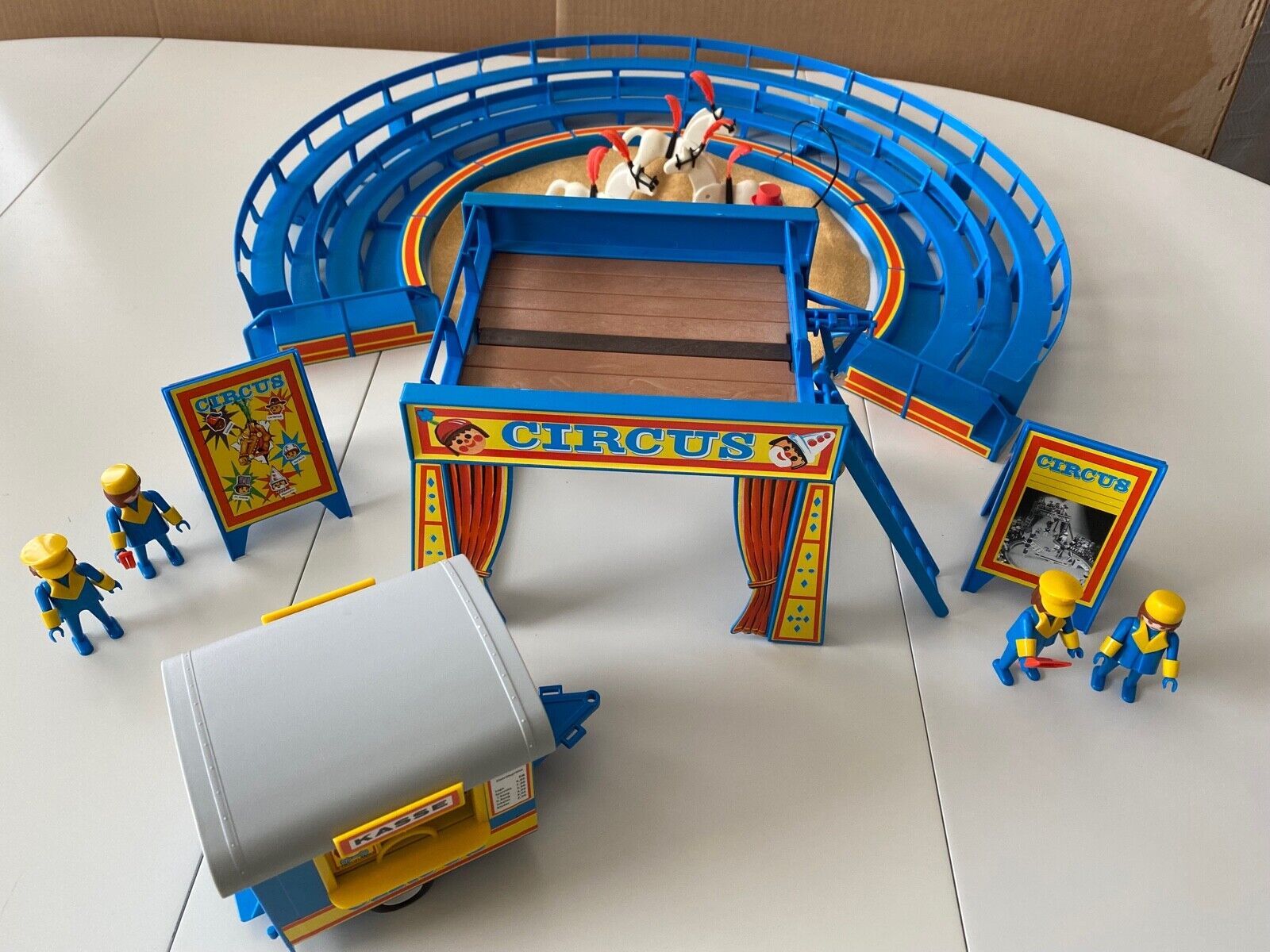 Playmobil 3510 Circus, 1980, with 8 add on sets, plus 2 Playmobil 3510 Circus, 1980, with 8 add on sets, plus 2