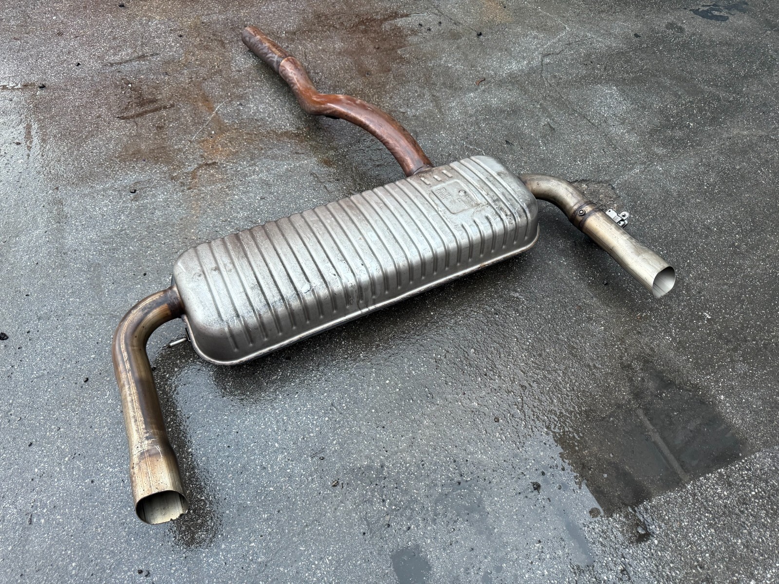 【Ri】LOGO MOHAIR MUFFLER グレー Amazon.com: IEQFUE Muffler SBA314100541 314100521