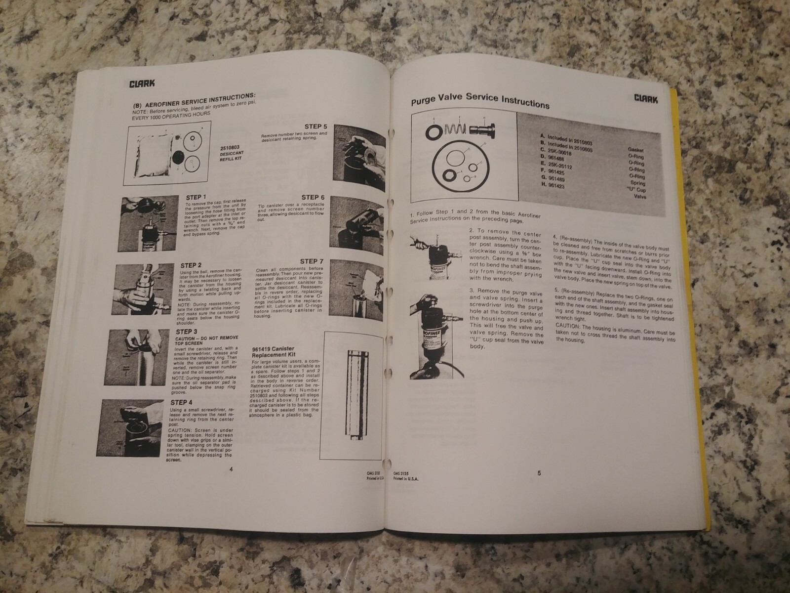 Clark Operators Manual No. 2653 Models 175B & 275B Michigan Tractor Shovels