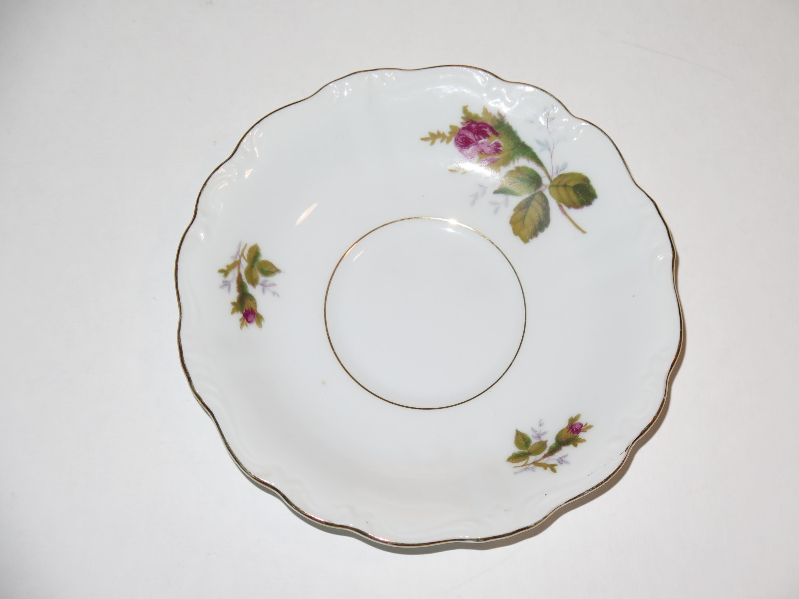 Ohata China Tea/Coffee Cup & Saucer Occupied Japan Pink Rose