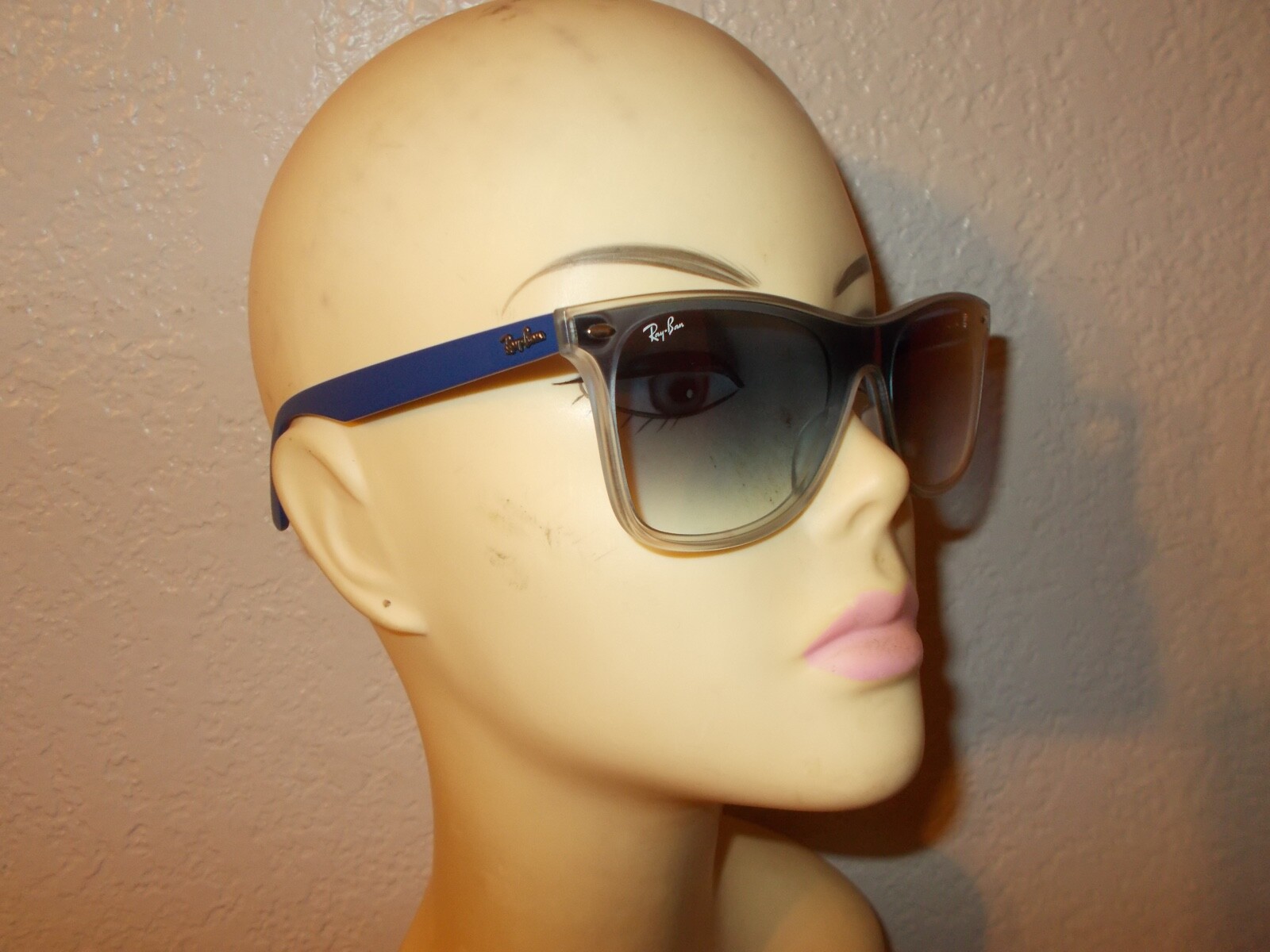 Ray Ban RB 4440-N-F 6356/X0 Blue Clear Frame Sunglasses | eBay