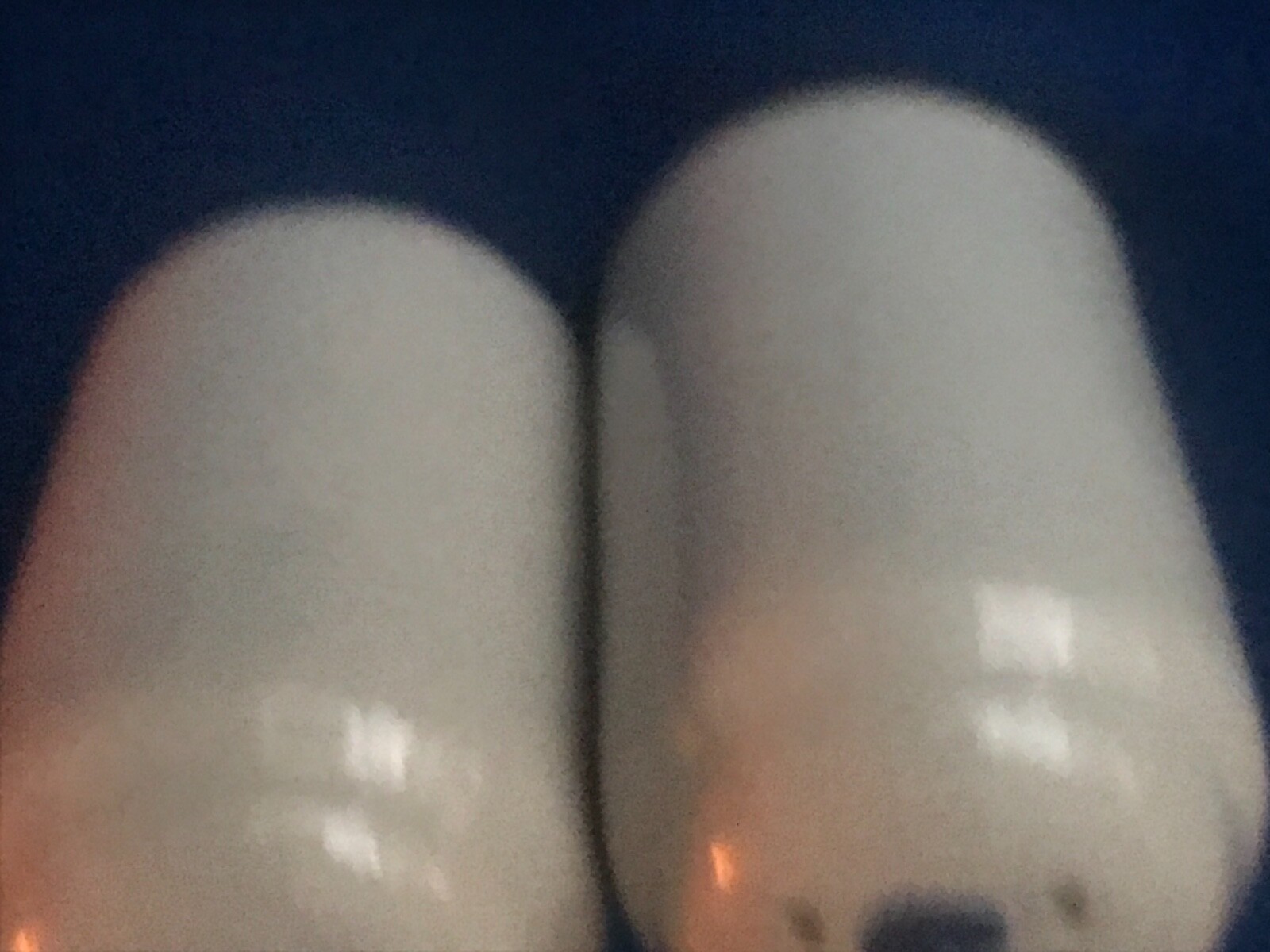 M.A. HADLEY Pottery Blueberries and basket salt and pepper shakers vintage.