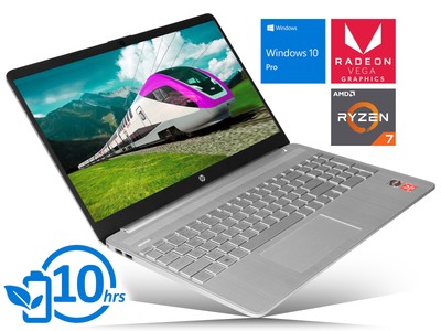 HP 15, 15'' HD Touch, R7 3700U, 12GB RAM, 1TB SSD, Windows 10 Pro