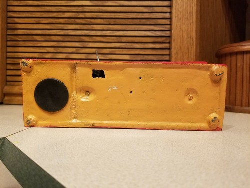 Vintage Cast Iron Mechanical Bank Clown & Trick Dog Hand Painted Complete, Works