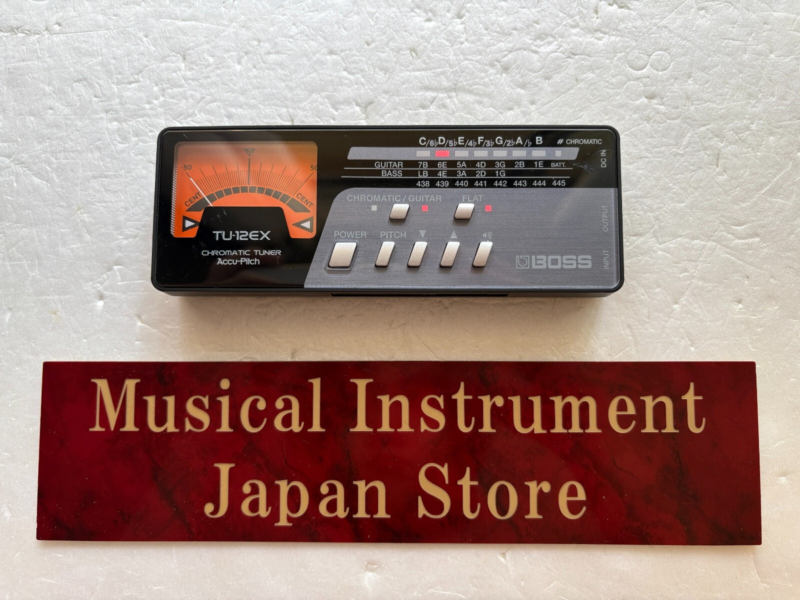 Boss TU-12EX Chromatic Tuner Guitar and Bass Portable Tuner