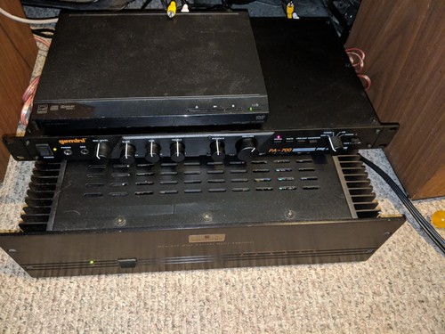 GEMINI STEREO PREAMPLIFIER MODEL PA-700 DJ SOUND RACK EQUIPMENT Free S&H