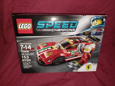 LEGO 75908 SPEED CHAMPIONS: 458 Italia GT2 New Sealed Retired Set 