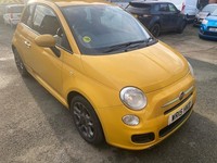 Fiat 500 S 1.2 Bright Yellow Sport Model Alloy wheels Air Con 2015