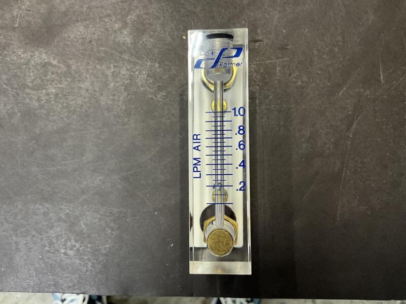 Cole-parmer Masterflex Acrylic Flowmeter 1 To 10 Lpm Air Fr2a13bnbn-cp