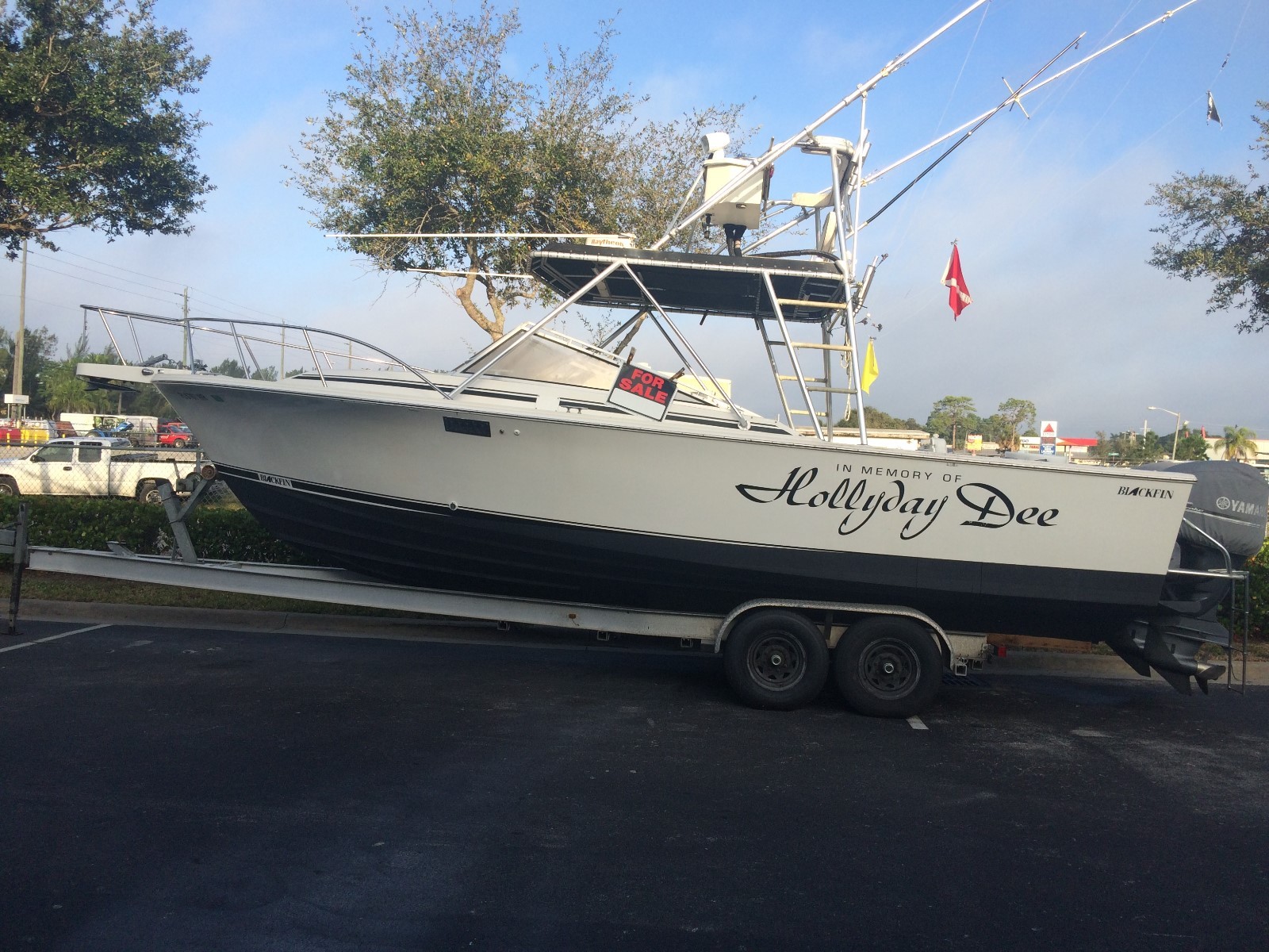 1989 Blackfin 27 foot combi sportfishing boat