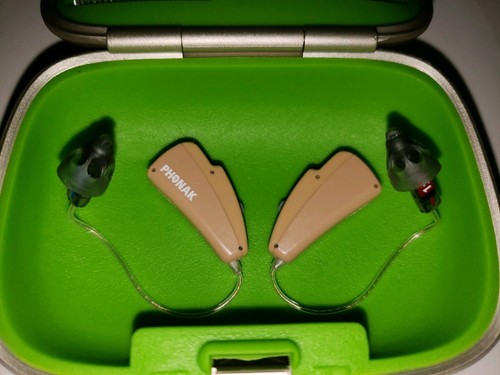 2 Phonak Audeo Smart IX RIC 312 Hearing Aids Receiver-in-Canal Exceptional Set