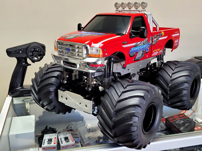 Custom Built 1 10 RC Tamiya Juggernaut 2 Ford F350 Novah ESC 2.4ghz Spektrum