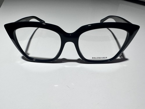 BALENCIAGA BB0062O 001 Black Phantos 53 mm Women's