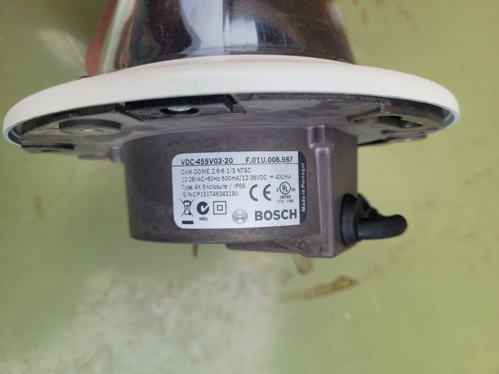 Bosch VDC-455V03-20 540 TVL Fixed FlexiDome XT+ Vandal Resistant Dome Camera