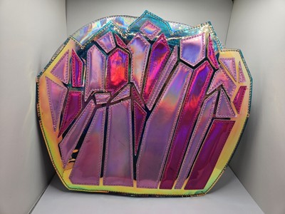 Quartz Crystal Holographic Silver Backpack Iridescent ThinkGeek Exclusive 