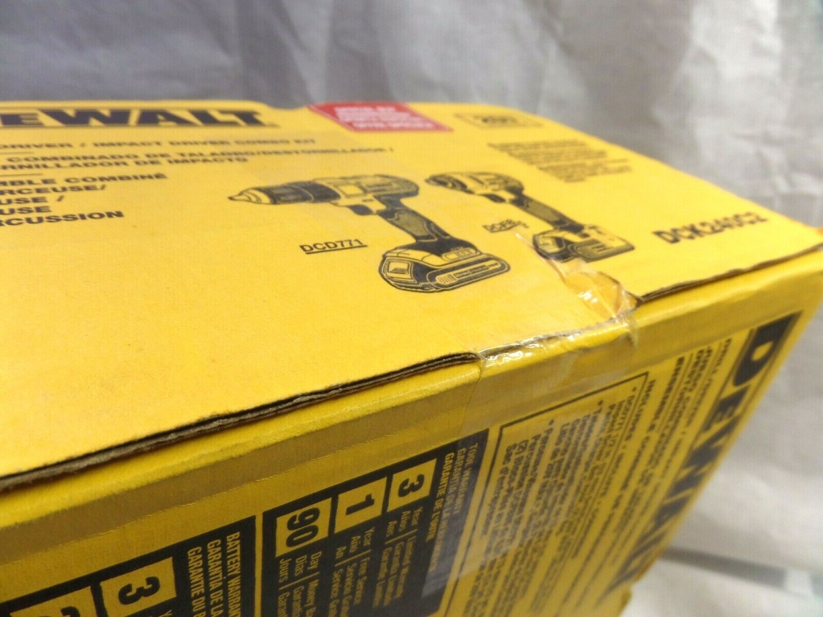 ?New - Sealed? DEWALT DCK240C2 20V MAX Drill/Driver & Impact 2-Tool Combo Kit