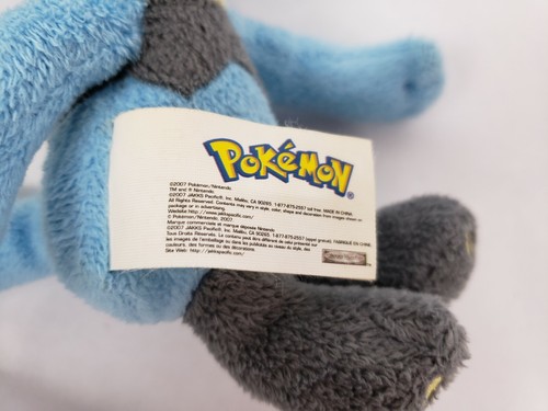 Pokemon Jakks Riolu  Plush Stuffed Toy Doll Lets Go 5