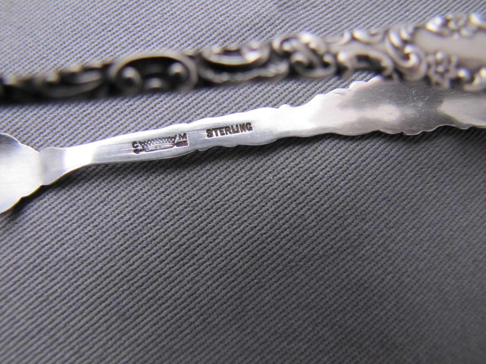 Antique sterling silver Campbell-Metcalf  