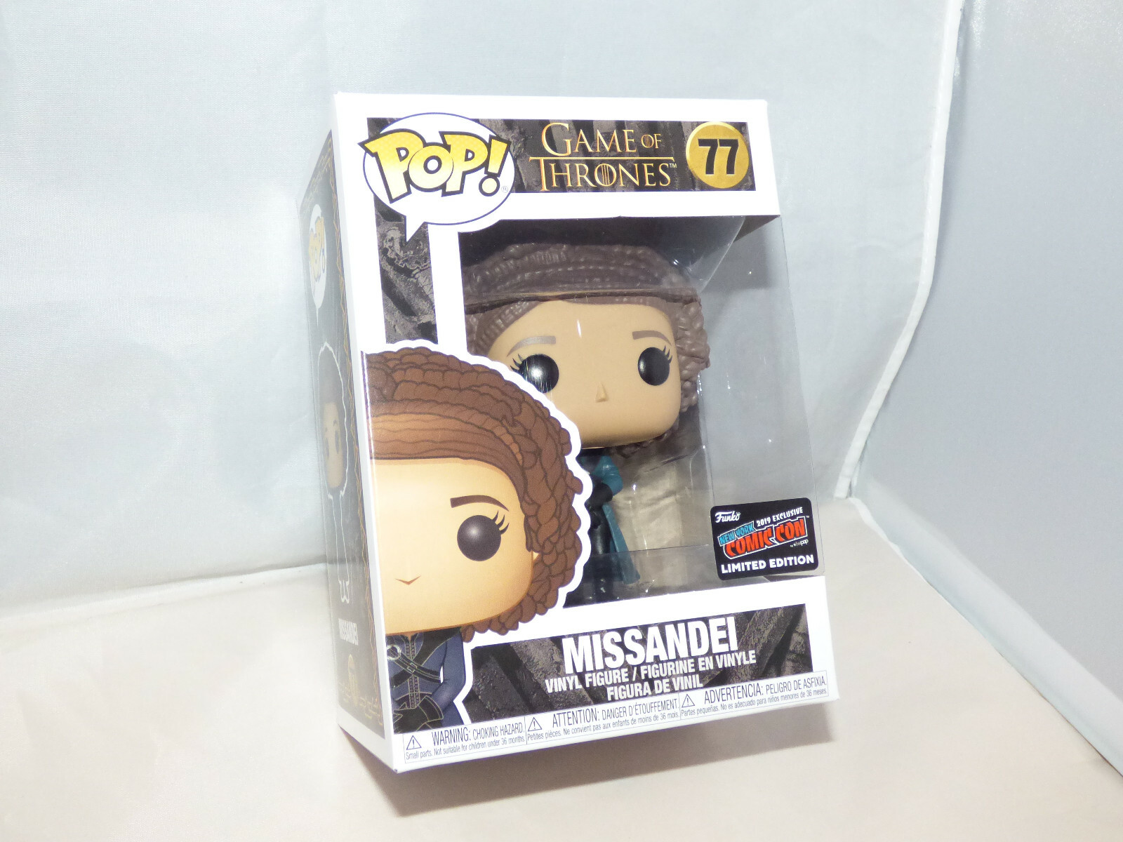 Game of Thrones Missandei フィギュア 限定版 Funko Pop! HBO Game of Thrones MISSANDEI 77 - 2019