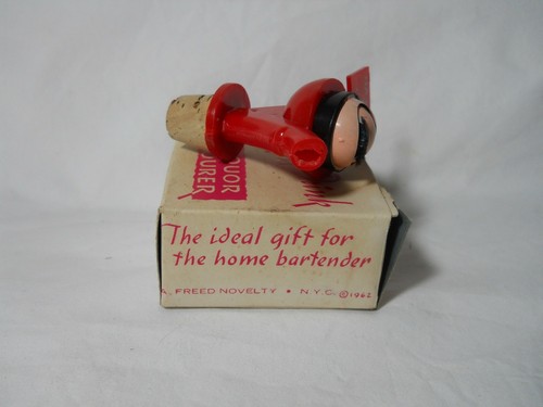 COOL WINK A DRINK NOVELTY LIQUOR POURER FROM 1962 MINT IN BOX
