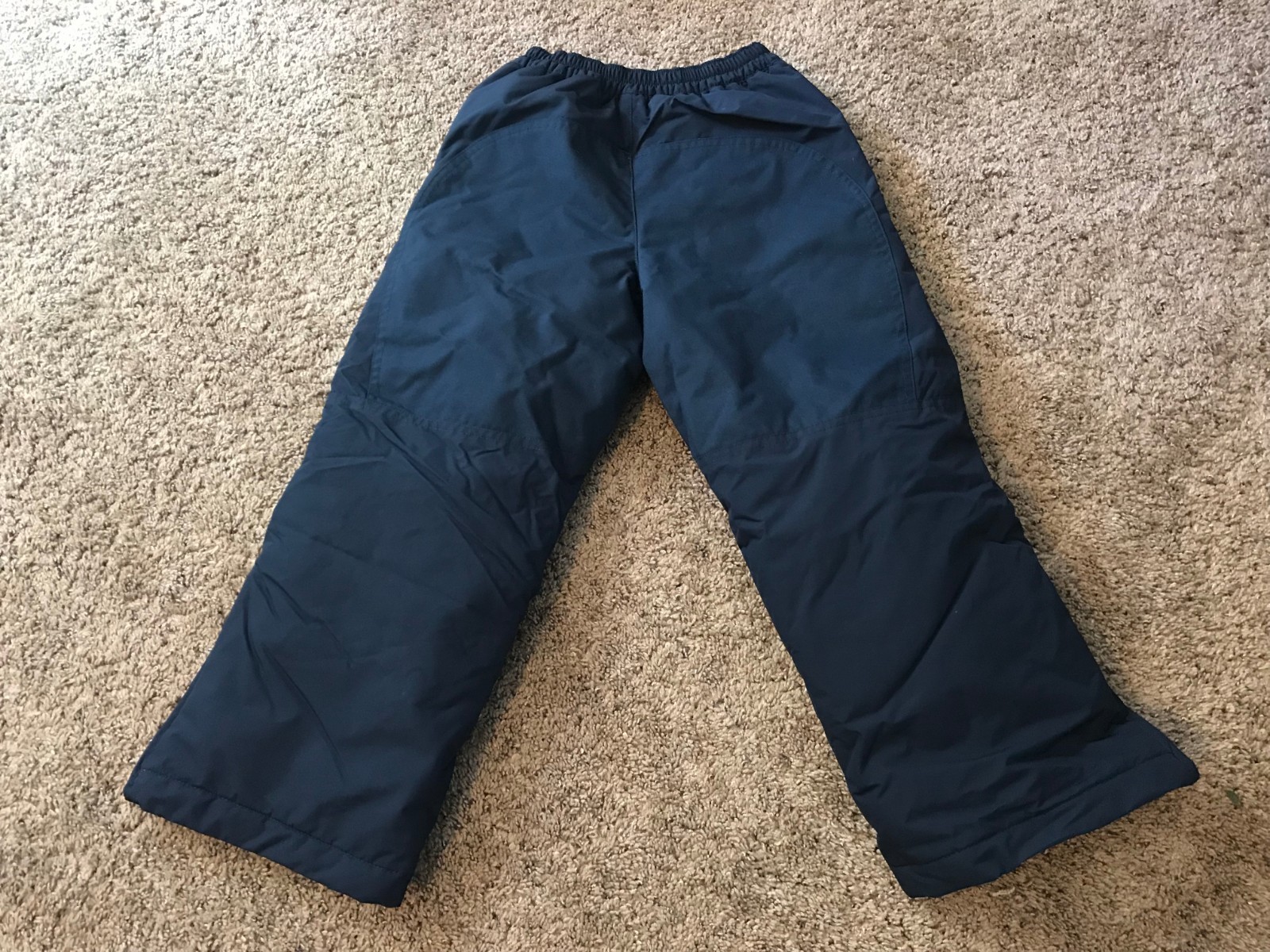 Beautiful Clean Lands End Unisex Blue Winter Pants Size 7 NICE!