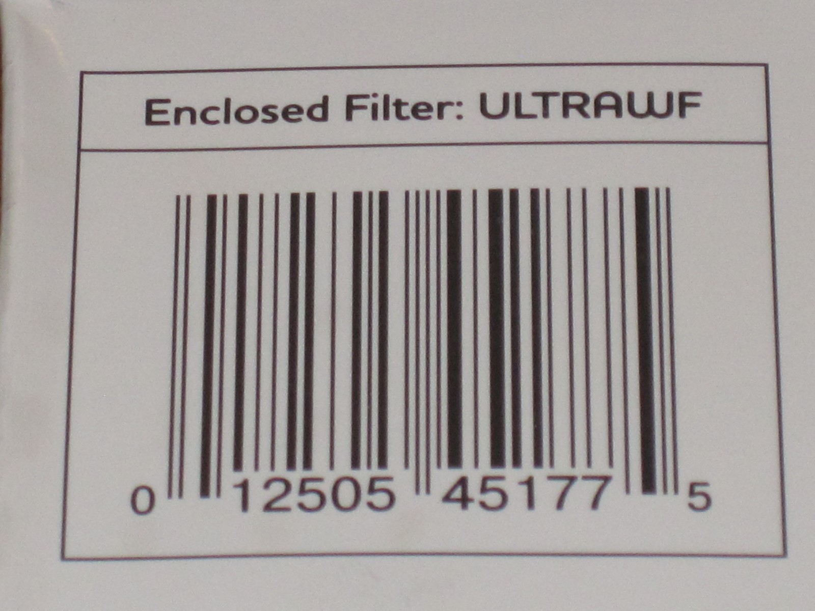 Frigidaire Puresource Ultra Refrigerator Water Filter ULTRAWF