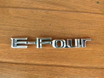 E-Four Rear Trunk Emblem Badge 5.5'' Toyota Estima Alphard Camry and more Genuine