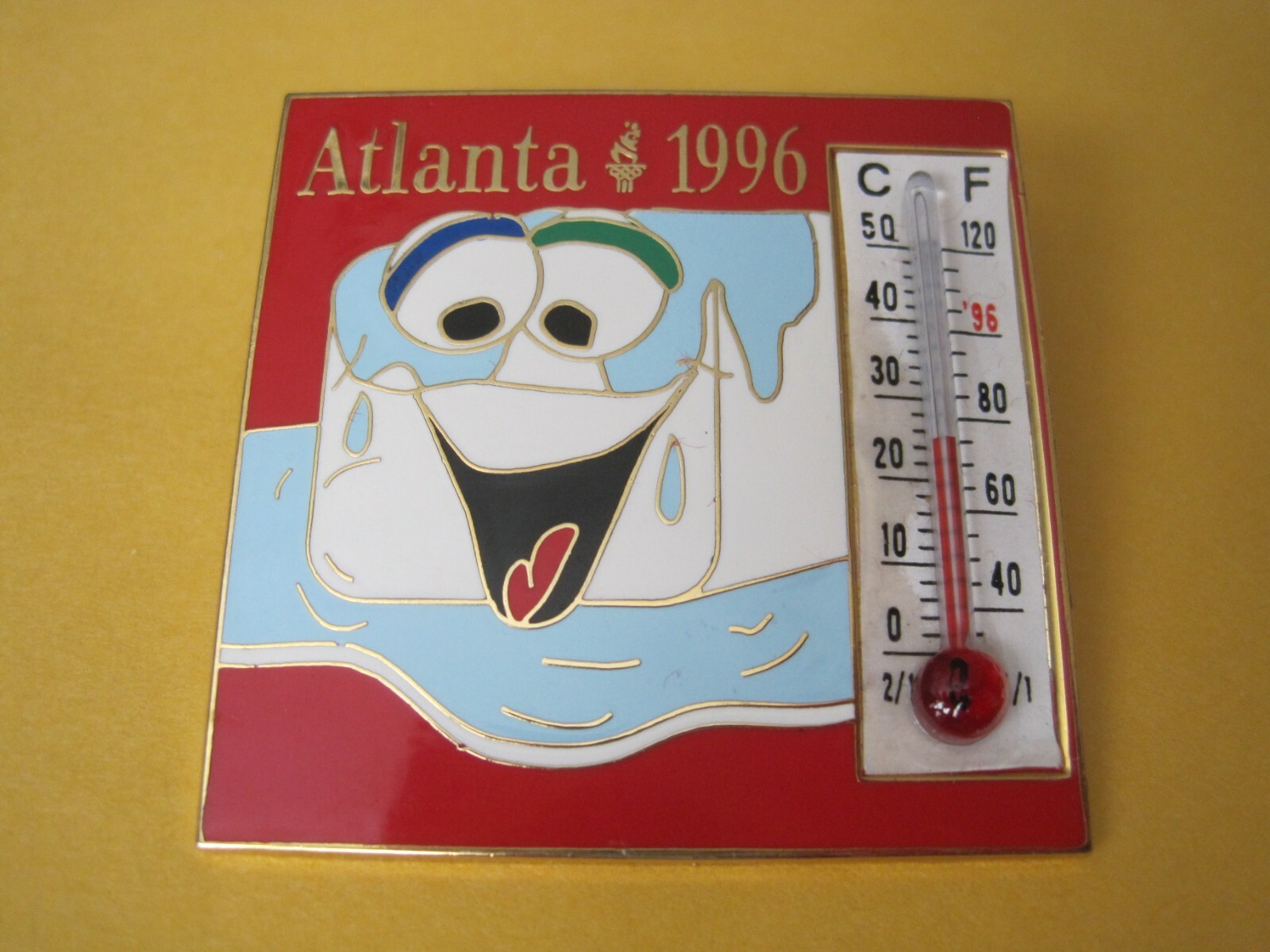 Hot Atlanta 1996 Summer Olympic Games Thermometer Trading Hot Atlanta 1996 Summer Olympic Games Thermometer Trading
