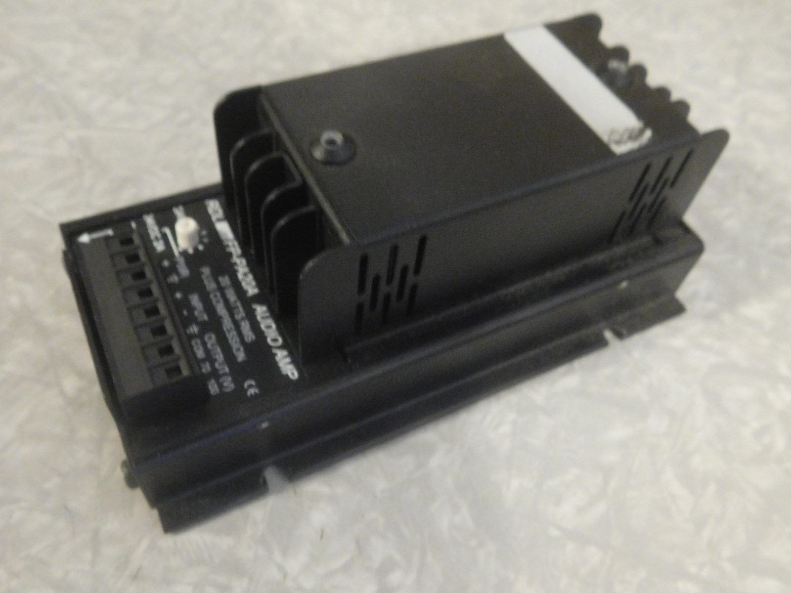 RDL FP-PA20A 20 Watt Mono RMS Audio Power Amplifier w/ Power Supply