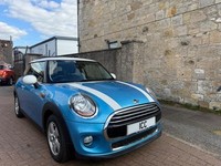 65 MINI COOPER 1.5 3DR ELECTRIC BLUE MET WHITE ROOF CLIMATE B/TOOTH VISUAL BOOST