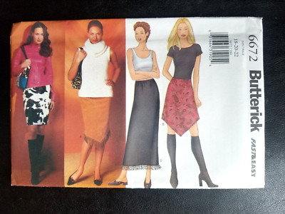 Butterick 6672 Sz 18-20-22 Sew Pattern UNCUT Sexy Skirt Length Options