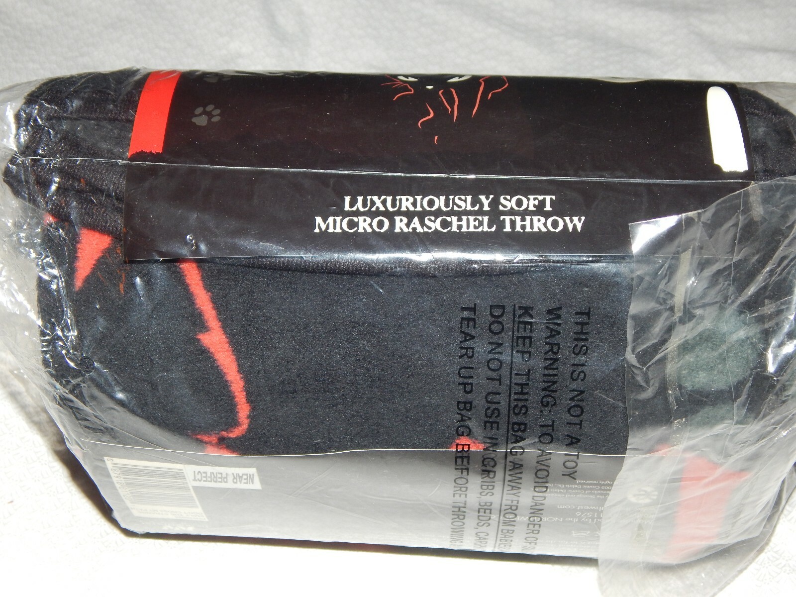 Emily The Strange - Don't Cross My Path - Soft Micro Raschel Throw - 2005