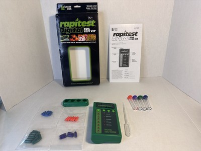 Rapitest Digital 1605 Soil Test Kit Lawn Flower Plant Test Garden Tester pH