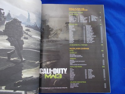 Call of Duty Modern Warfare 3 Limited Edition Strategy Guide Hardcover 350 page