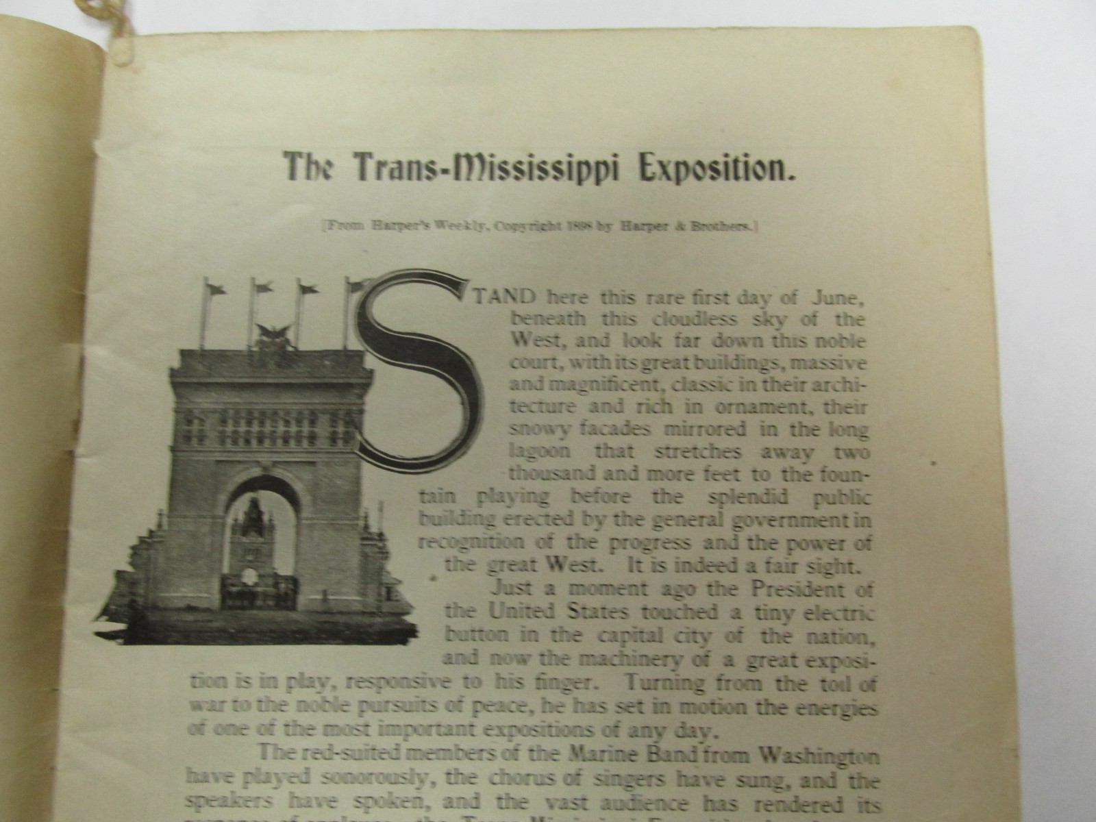 1898 TRANS-MISSISSIPPI OMAHA PAMPHLET CHICAGO & NORTHWESTERN RAILWAY