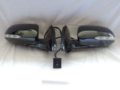 Power Folding Mirrors Cornering Lights Black For HONDA ACCORD 03~ 07 UC1 CL9