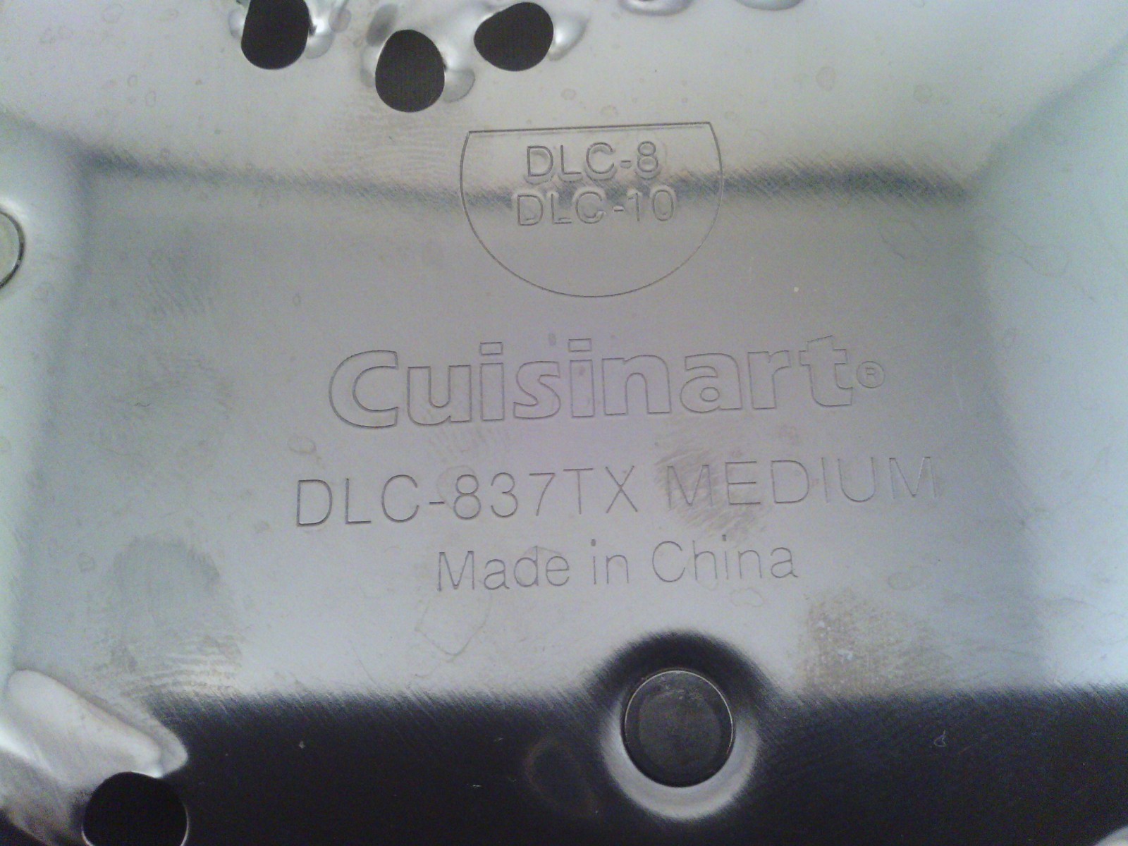 Cuisinart Medium Grating/Shredding Disc DLC-837TX for DLC-8/DLC-10, Pro Classic