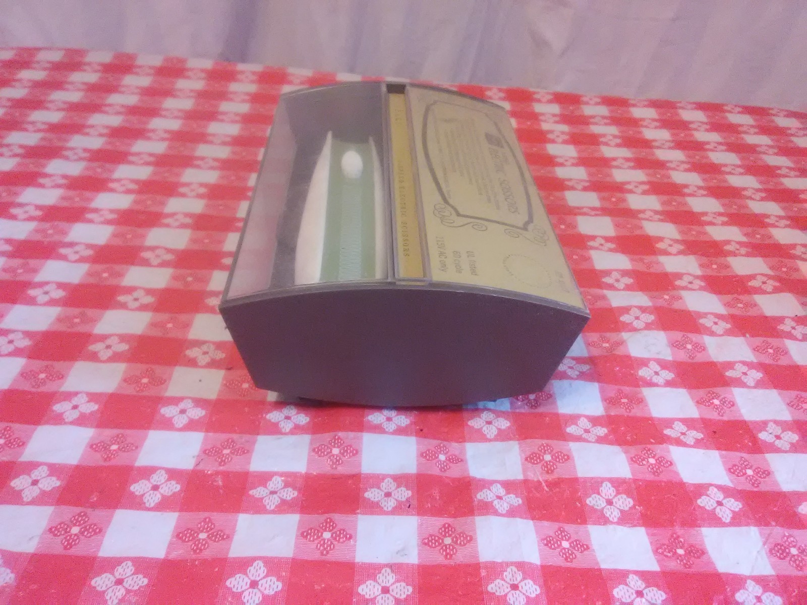 Vintage Sears 3 Speed Electric Scissors Original Case )(*^@@D4