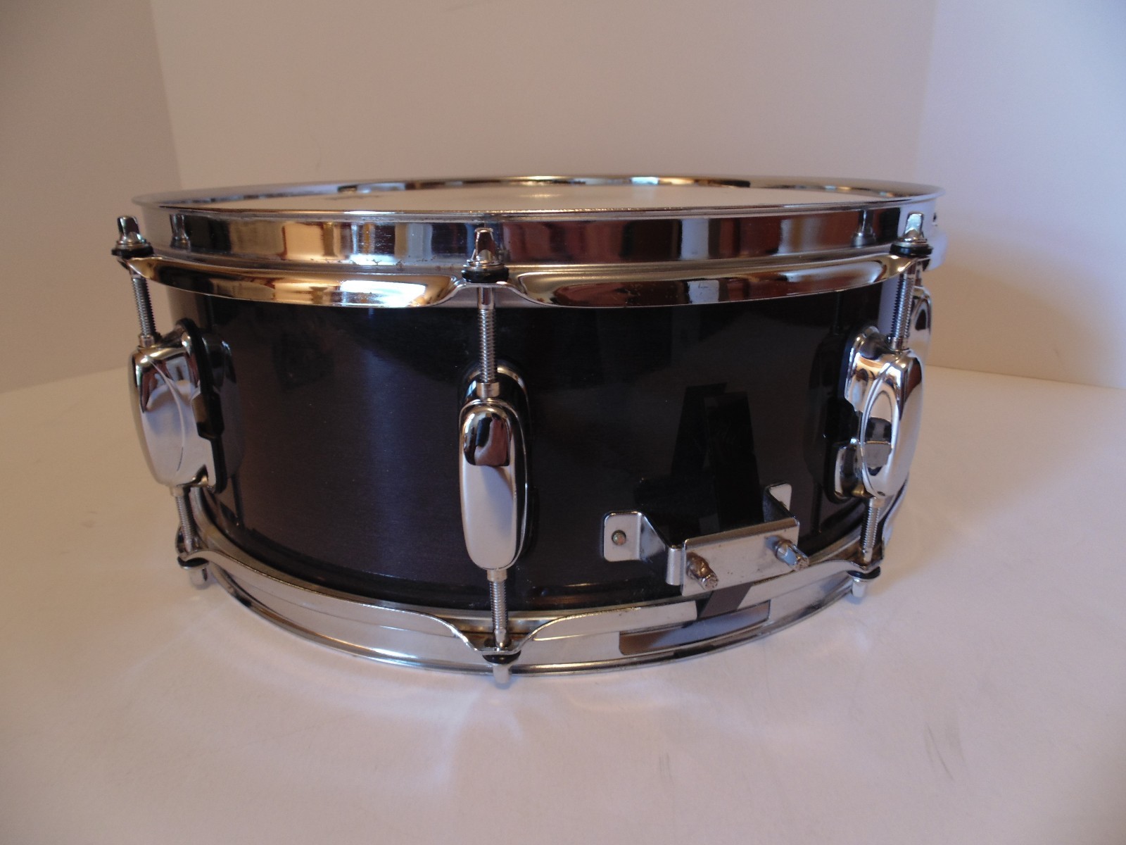 TAMA Rockstar Wood Snare Drum Charcoal Grey Stained  14x5.5 8 Lug